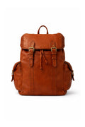 The Voyager Backpack in Cognac