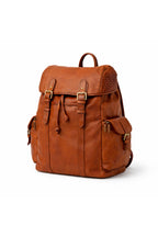 The Voyager Backpack in Cognac