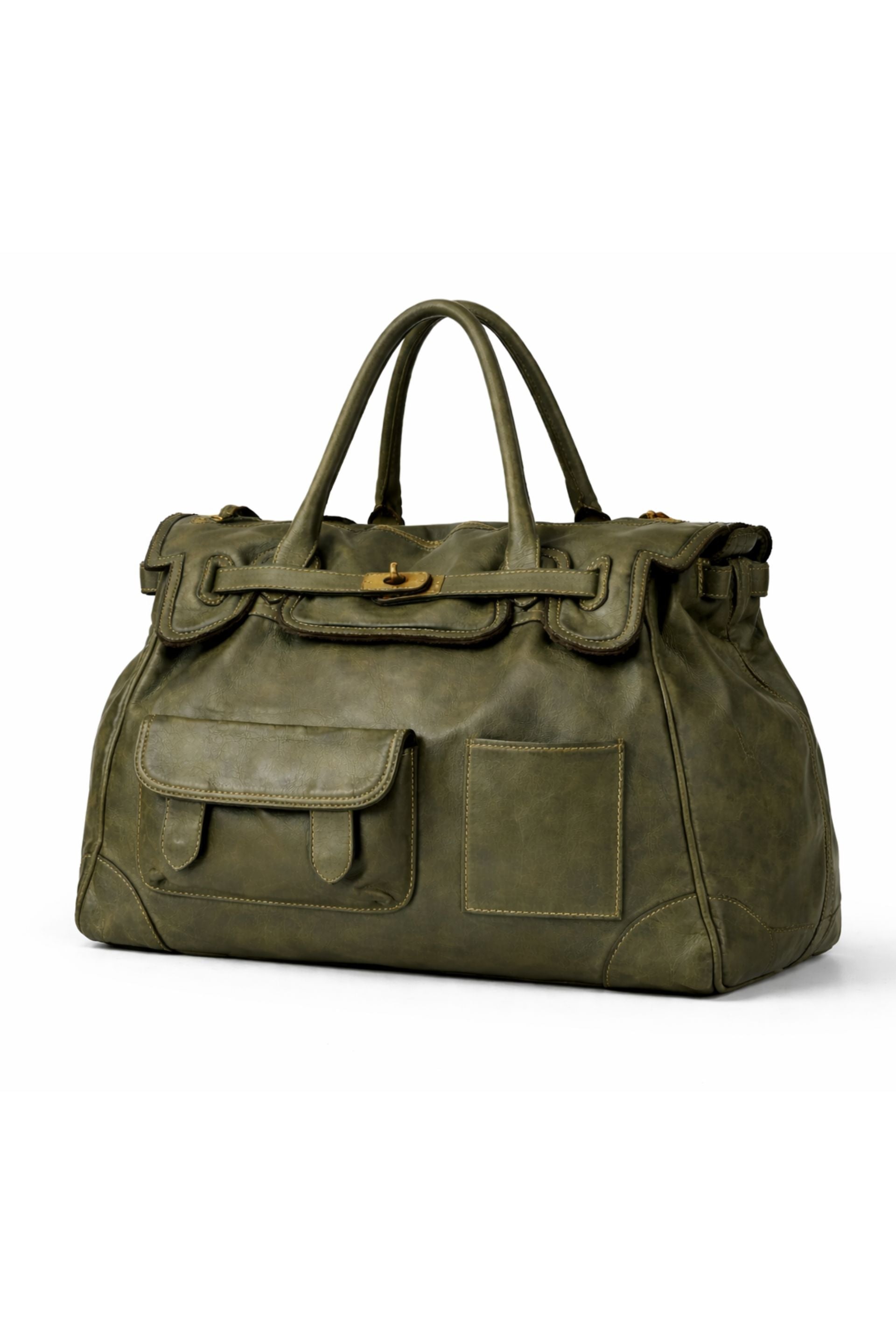 The Monaco Handbag in Military Green