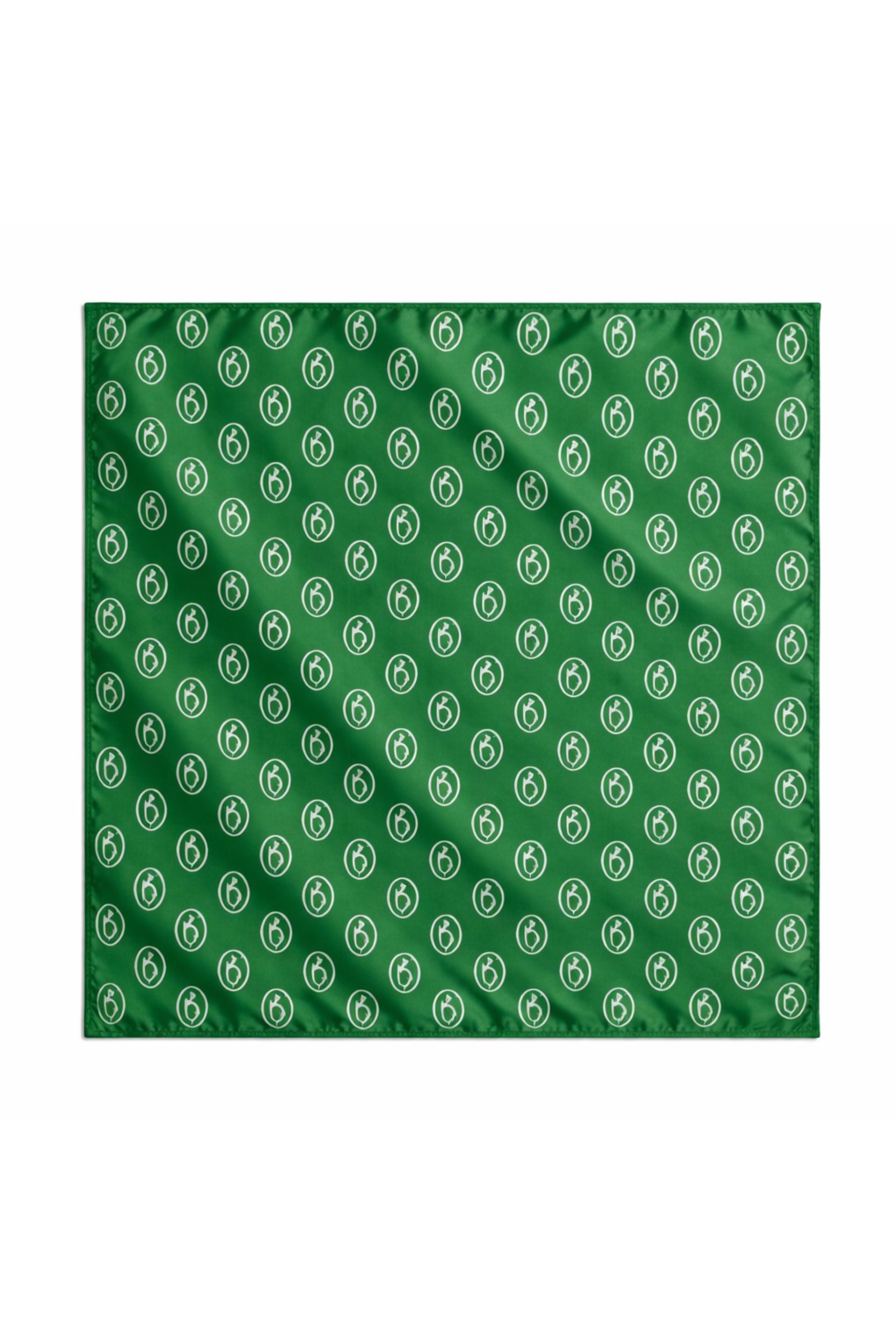 The OB Square Scarf in Green