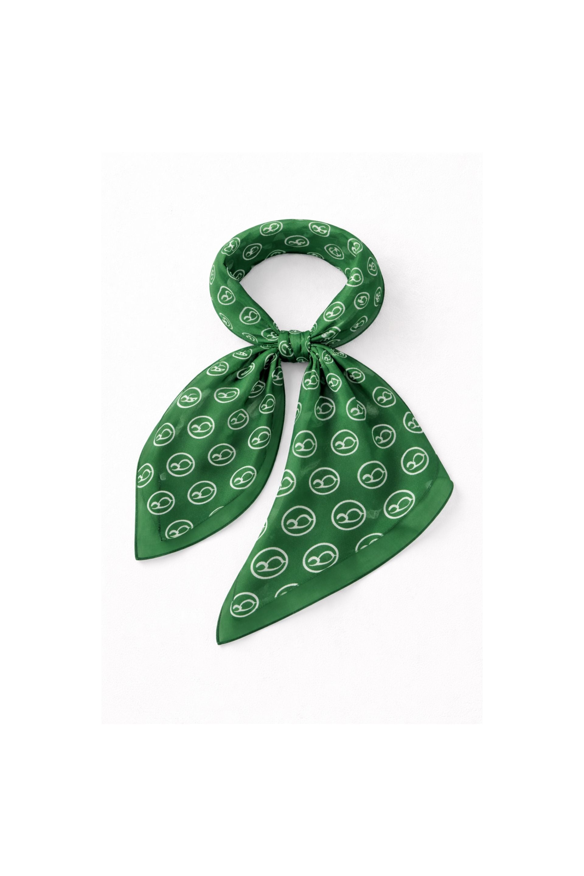 The OB Square Scarf in Green