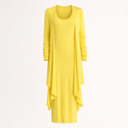 Sunday Morning Cardigan and Dress Set in Lemon